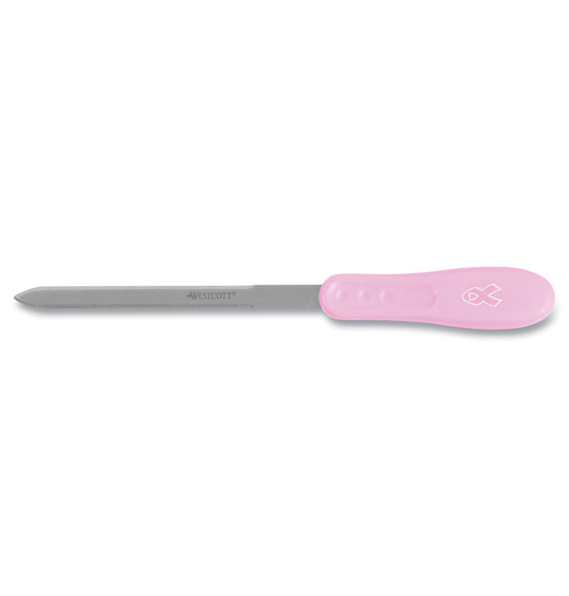 Pink Ribbon Stainless Steel Letter Opener, 9