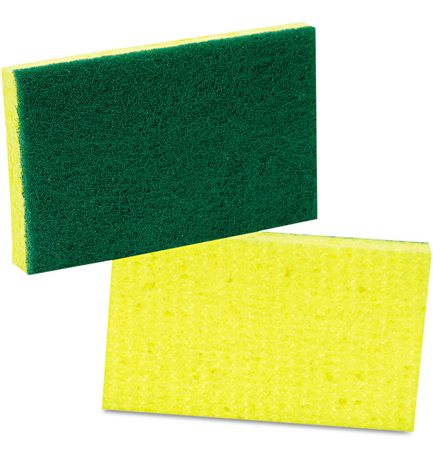 Medium-Duty Scrubbing Sponge, 3.6 x 6.1, 0.7