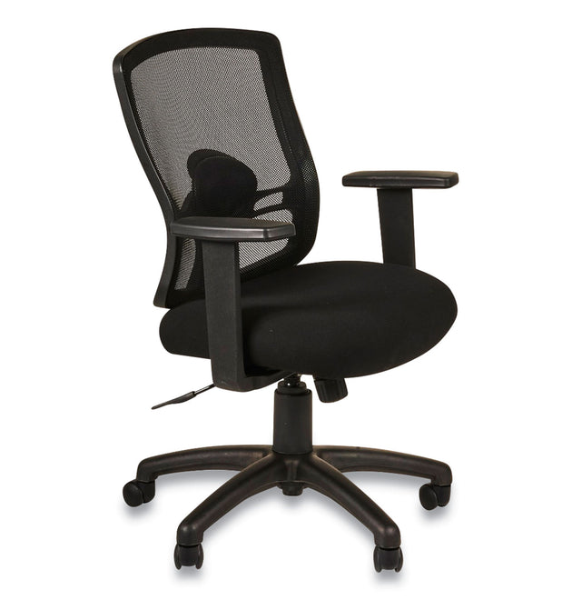 Alera Etros Series Mesh Mid-Back Petite Swivel/Tilt Chair, Supports Up to 275 lb, 17.71