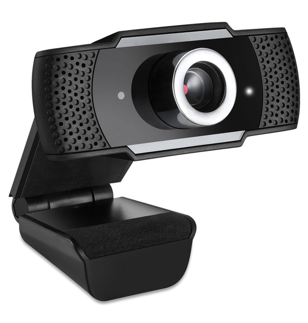 CyberTrack H4 1080P HD USB Manual Focus Webcam with Microphone, 1920 Pixels x 1080 Pixels, 2.1 Mpixels, Black