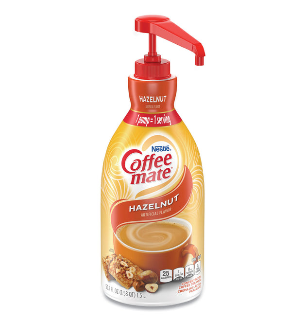 Liquid Coffee Creamer, Hazelnut, 1500mL Pump Bottle