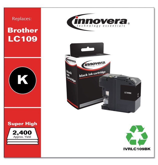 Remanufactured Black Super High-Yield, Replacement for LC109BK, 2,400 Page-Yield