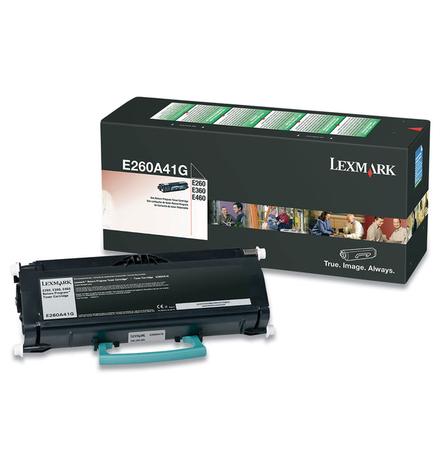 E260A41G Return Program Toner, 3,500 Page-Yield, Black