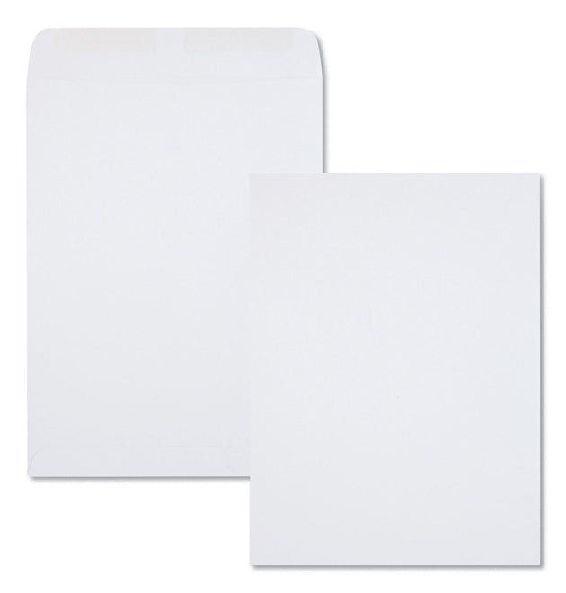 Catalog Envelope, 28 lb Bond Weight Kraft, #10 1/2, Square Flap, Gummed Closure, 9 x 12, Executive Gray, 250/Box