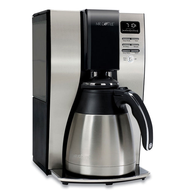 10-Cup Thermal Programmable Coffeemaker, Stainless Steel/Black