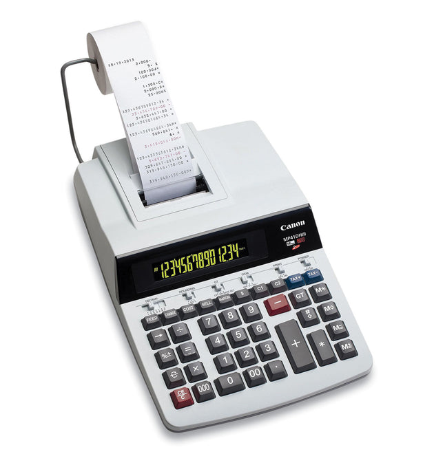 MP41DHIII 14-Digit Desktop Calculator, Black/Red Print, 4.3 Lines/Sec