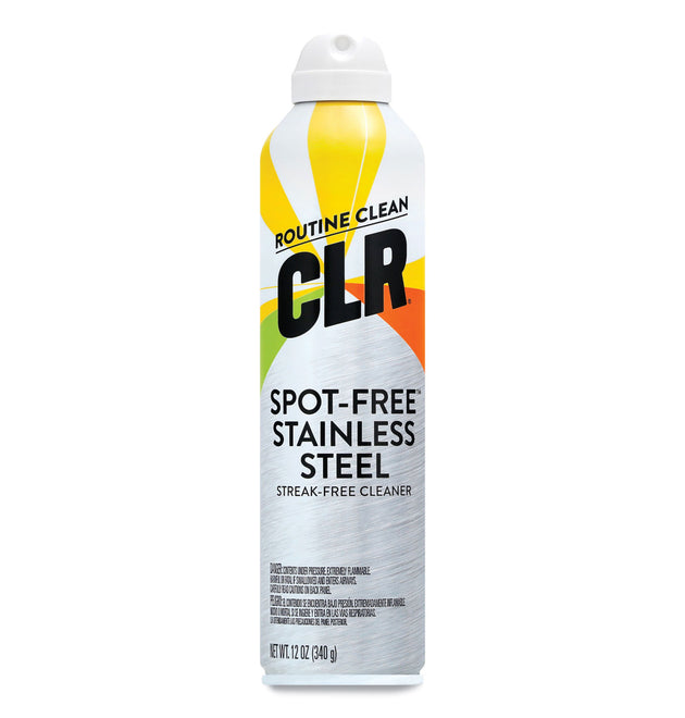 Spot-Free Stainless Steel Cleaner, Citrus, 12 oz Can, 6/Carton