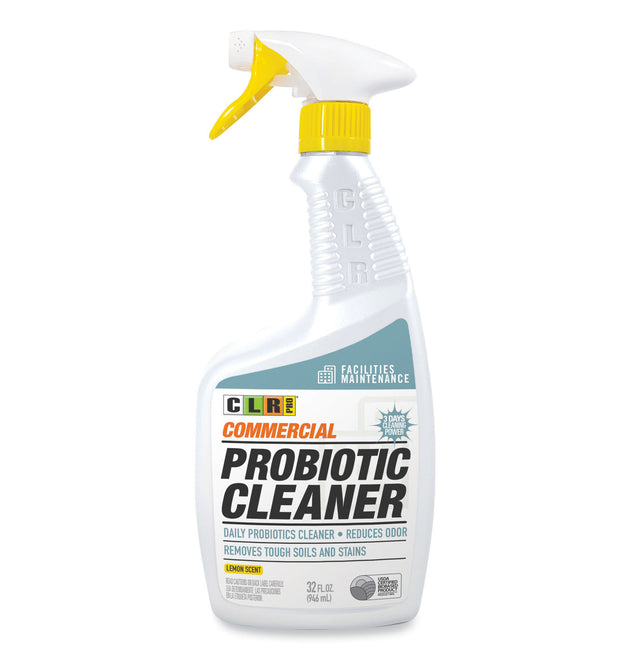 Commercial Probiotic Cleaner, Lemon Scent, 32 oz Spray Bottle, 6/Carton