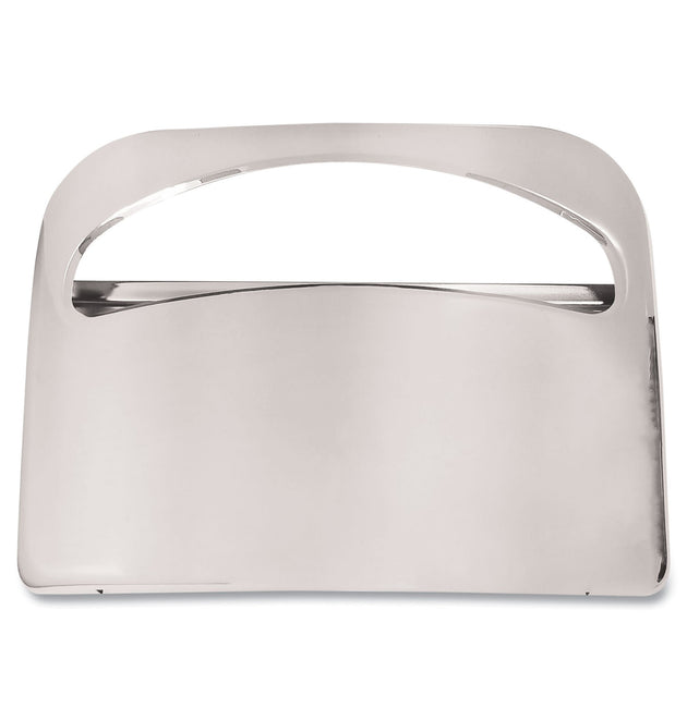 Toilet Seat Cover Dispenser, 16 x 3 x 11.5, Chrome