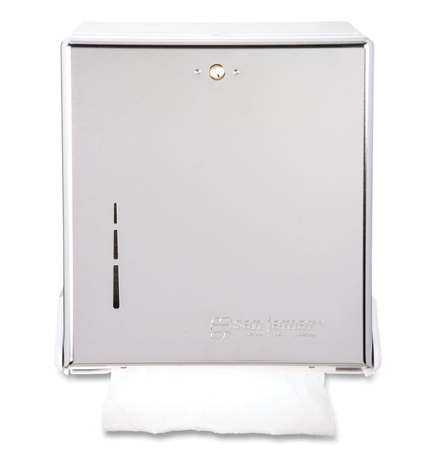 True Fold C-Fold/Multifold Paper Towel Dispenser, 11.63 x 5 x 14.5, Chrome