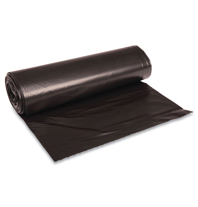 Recycled Low-Density Polyethylene Can Liners, 45 gal, 1.6 mil, 40