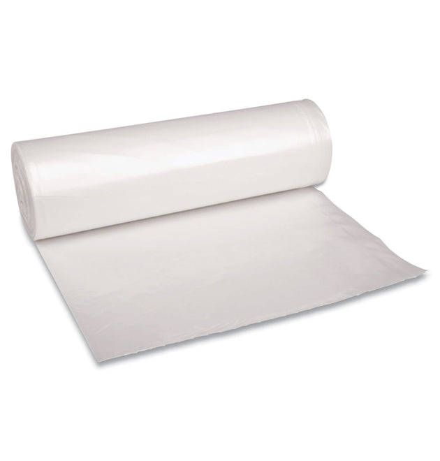 Recycled Low-Density Polyethylene Can Liners, 60 gal, 1.4 mil, 38