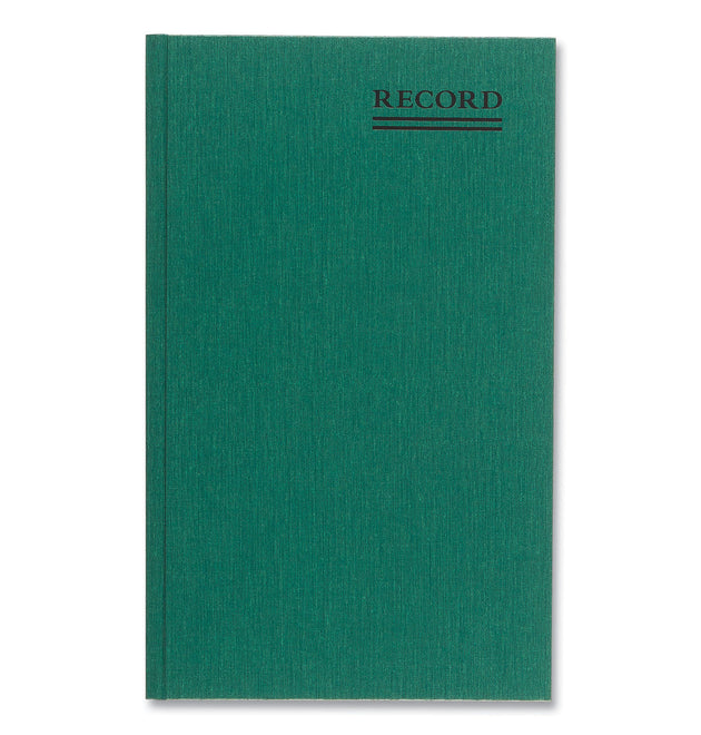 Emerald Series Account Book, Green Cover, 12.25 x 7.25 Sheets, 150 Sheets/Book