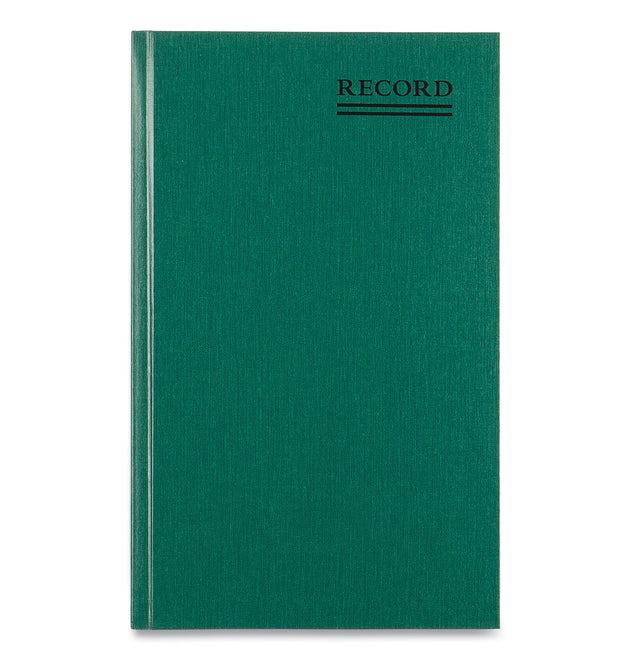 Emerald Series Account Book, Green Cover, 12.25 x 7.25 Sheets, 300 Sheets/Book