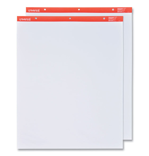 Easel Pads/Flip Charts, Unruled, 27 x 34, White, 50 Sheets, 2/Carton