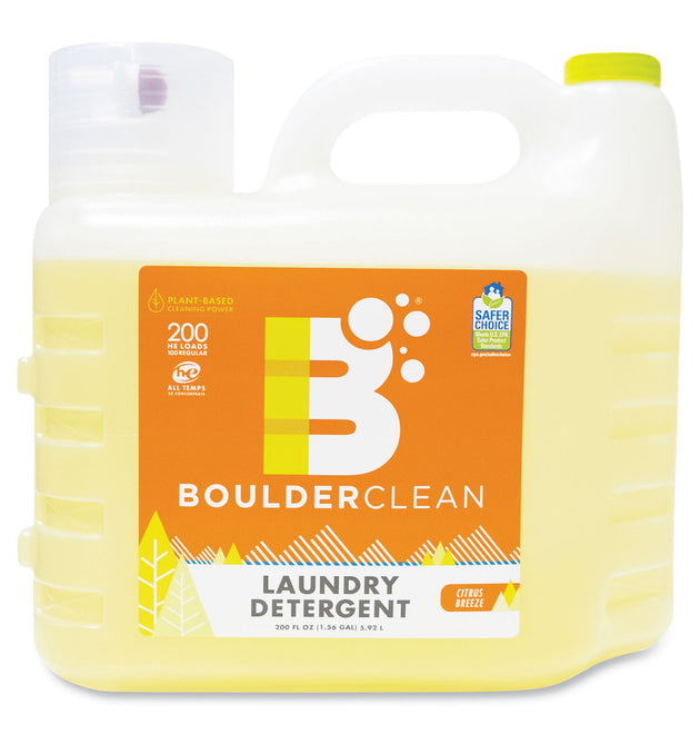 Liquid Laundry Detergent, Citrus Breeze, 200 HE Loads, 200 oz Bottle