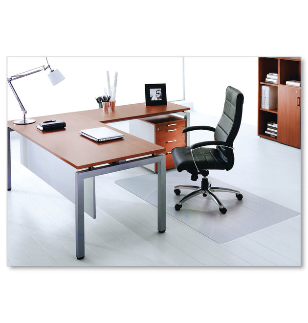 Cleartex Ultimat Polycarbonate Chair Mat for Hard Floors, 48 x 53, Clear