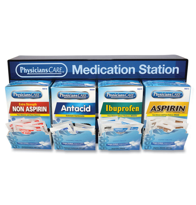 Medication Station, Aspirin, Ibuprofen, Non Aspirin Pain Reliever, Antacid