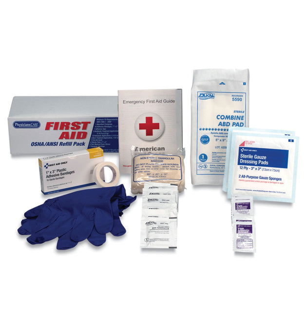 OSHA First Aid Refill Kit, 41 Pieces/Kit