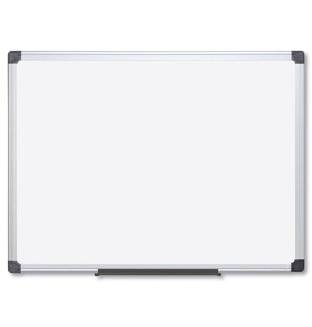 Value Lacquered Steel Magnetic Dry Erase Board, 96 x 48, White Surface, Silver Aluminum Frame