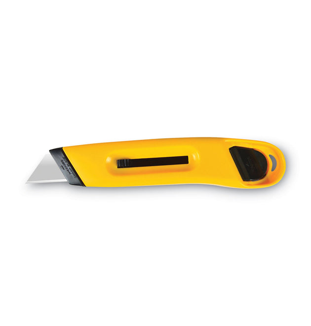 Plastic Utility Knife with Retractable Blade and Snap Closure, 6