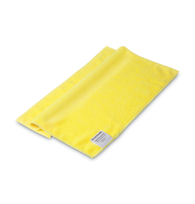 Microfiber Cleaning Cloths, 16 x 16, Yellow, 24/Pack