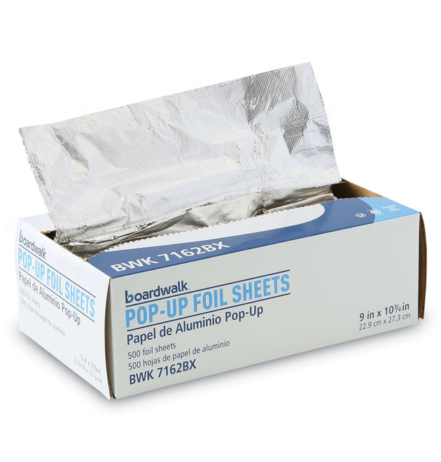 Standard Aluminum Foil Pop-Up Sheets, 9 x 10.75, 500/Box