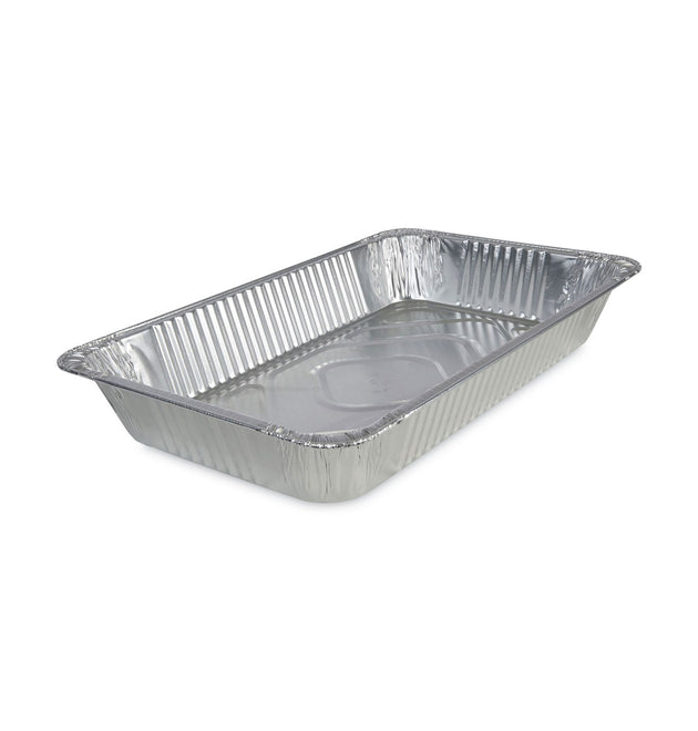 Aluminum Steam Table Pans, Full-Size Deep, 3.19