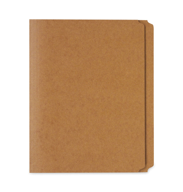 Reinforced Kraft Top Tab File Folders, Straight Tabs, Letter Size, 0.75