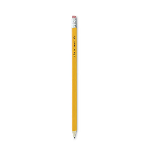 #2 Pre-Sharpened Woodcase Pencil, HB (#2), Black Lead, Yellow Barrel, 24/Pack