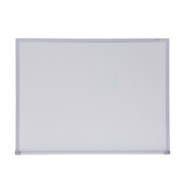 Melamine Dry Erase Board with Aluminum Frame, 24 x 18, White Surface, Anodized Aluminum Frame