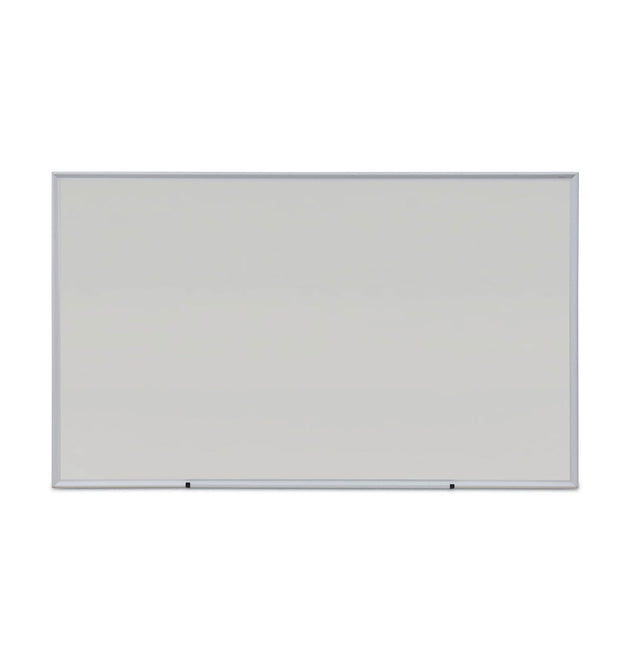 Deluxe Melamine Dry Erase Board, 60 x 36, Melamine White Surface, Silver Anodized Aluminum Frame