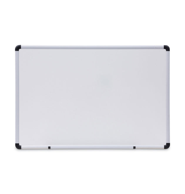 Modern Melamine Dry Erase Board with Aluminum Frame, 36 x 24, White Surface