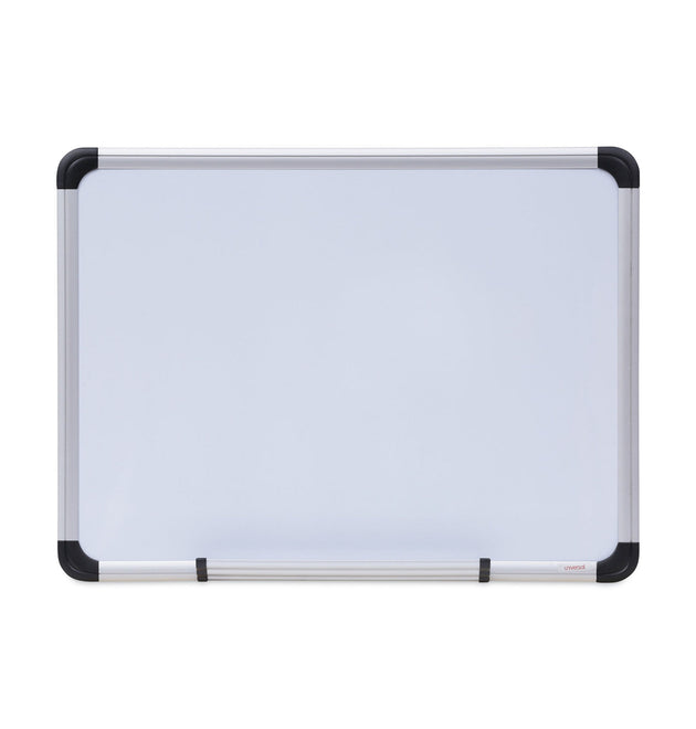 Magnetic Steel Dry Erase Marker Board, 24 x 18, White Surface, Aluminum/Plastic Frame