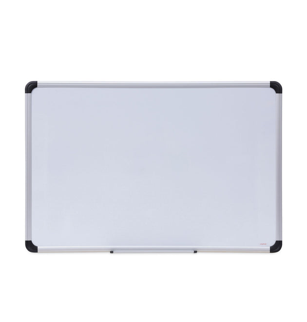 Magnetic Steel Dry Erase Marker Board, 36 x 24, White Surface, Aluminum/Plastic Frame