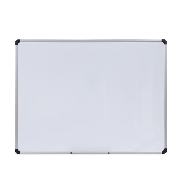 Magnetic Steel Dry Erase Marker Board, 48 x 36, White Surface, Aluminum/Plastic Frame