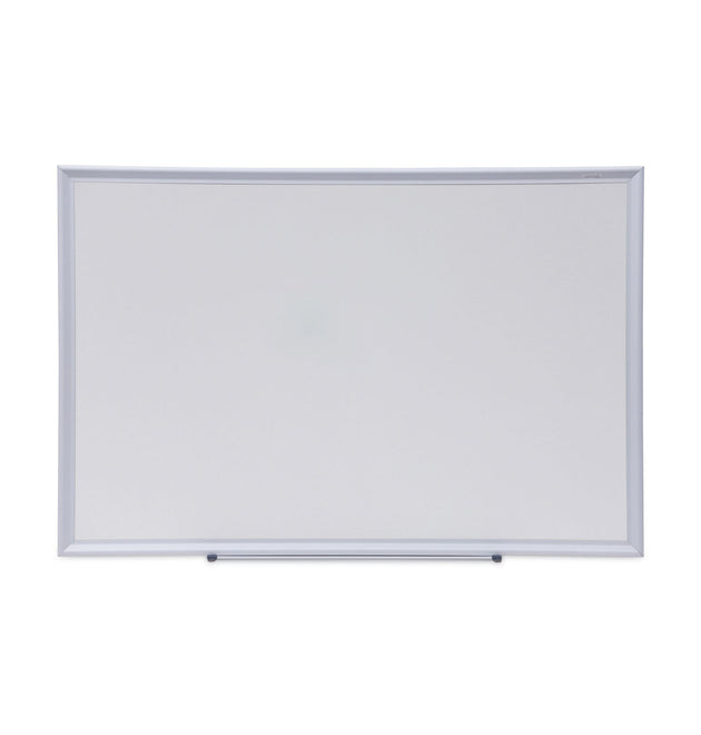 Deluxe Melamine Dry Erase Board, 36 x 24, Melamine White Surface, Silver Aluminum Frame