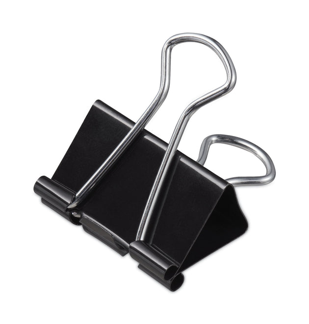 Binder Clip Value Pack, Mini, Black/Silver, 36/Box