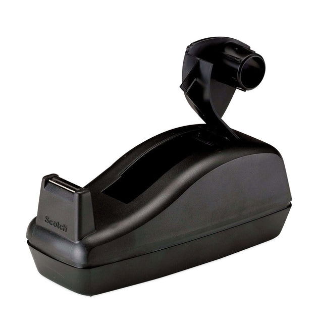 Deluxe Desktop Tape Dispenser, Heavily Weighted, Attached 1