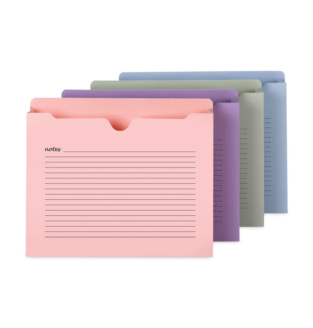 Notes File Jackets, Straight Tab, 2