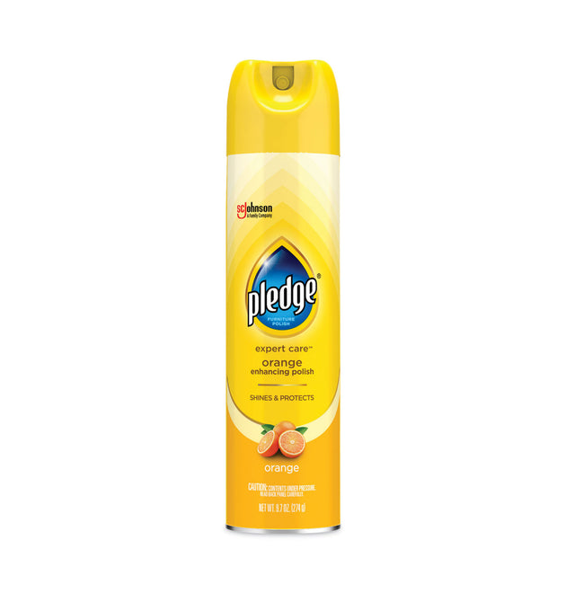 Furniture Polish, Orange Clean Scent, 9.7 oz Aerosol Spray