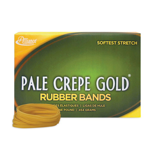 Pale Crepe Gold Rubber Bands, Size 32, 0.04