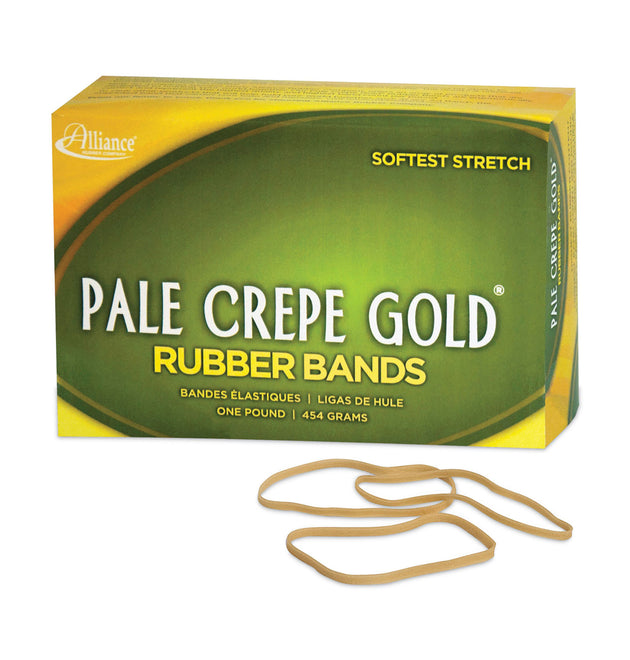 Pale Crepe Gold Rubber Bands, Size 33, 0.04