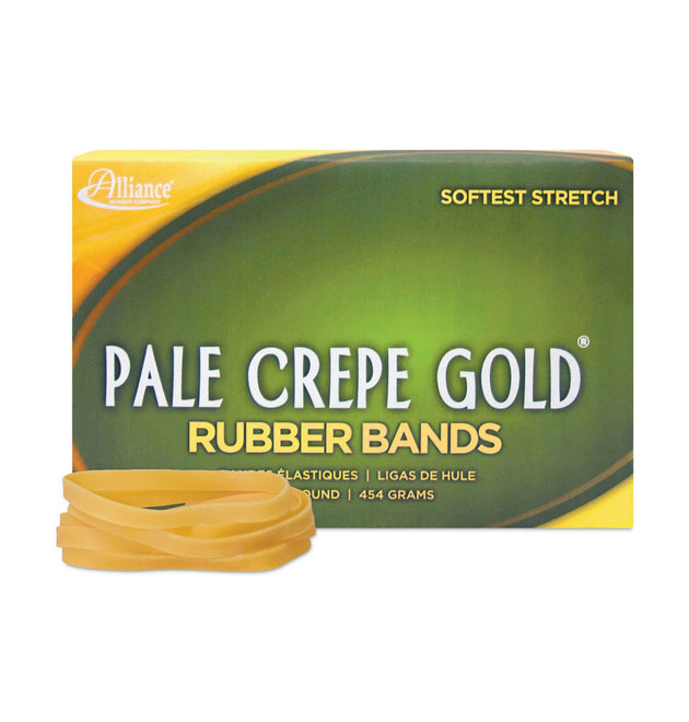 Pale Crepe Gold Rubber Bands, Size 64, 0.04