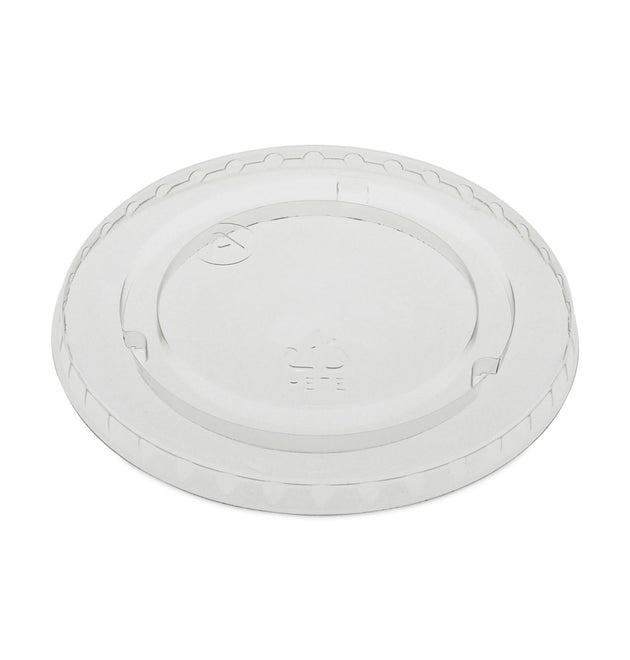 EarthChoice Strawless RPET Lid, Flat Lid, Fits 9 oz to 20 oz 