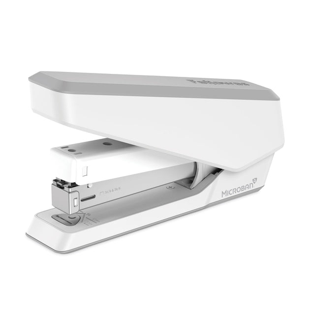 LX850 EasyPress Full Strip Stapler, 25-Sheet Capacity, White