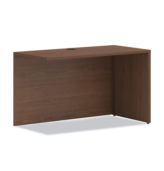 Mod Return Shell, Reversible (Left or Right), 48w x 24d x 29h, Sepia Walnut