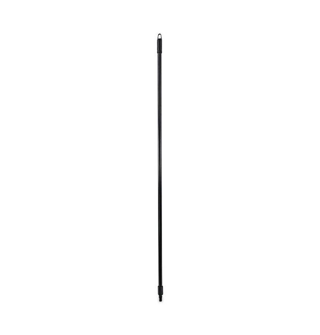 Fiberglass Broom Handle, Nylon Plastic Threaded End, 1