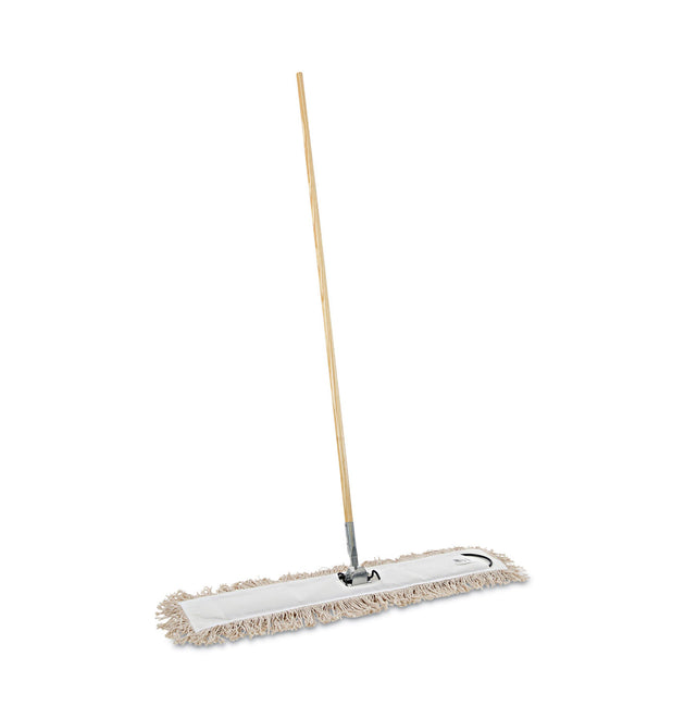 Cotton Dry Mopping Kit, 36 x 5 Natural Cotton Head, 60