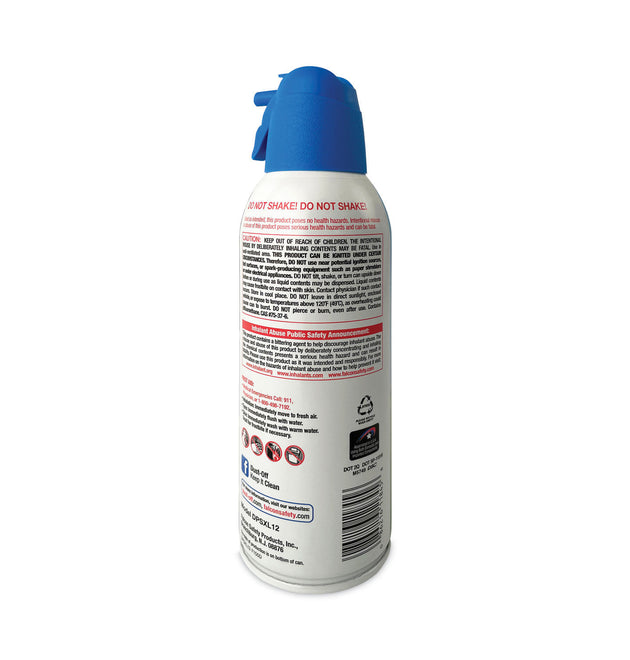 Disposable Compressed Air Duster, 12 oz Can